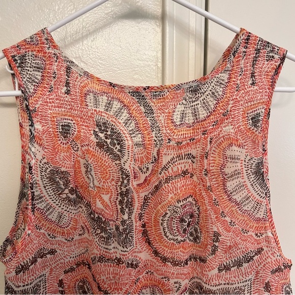 Joie Joaquin Paisley Floral 100% Silk Women’s Medium Tank Top - Picture 7 of 8